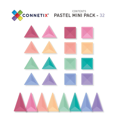 CONNETIX - 32 Piece Pastel Mini Pack